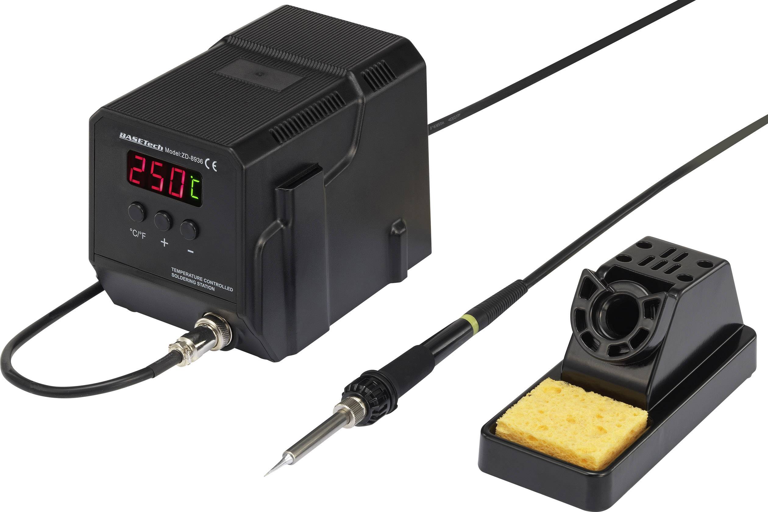 Basetech Soldering station Digital 60 W 50 up to 480 °C