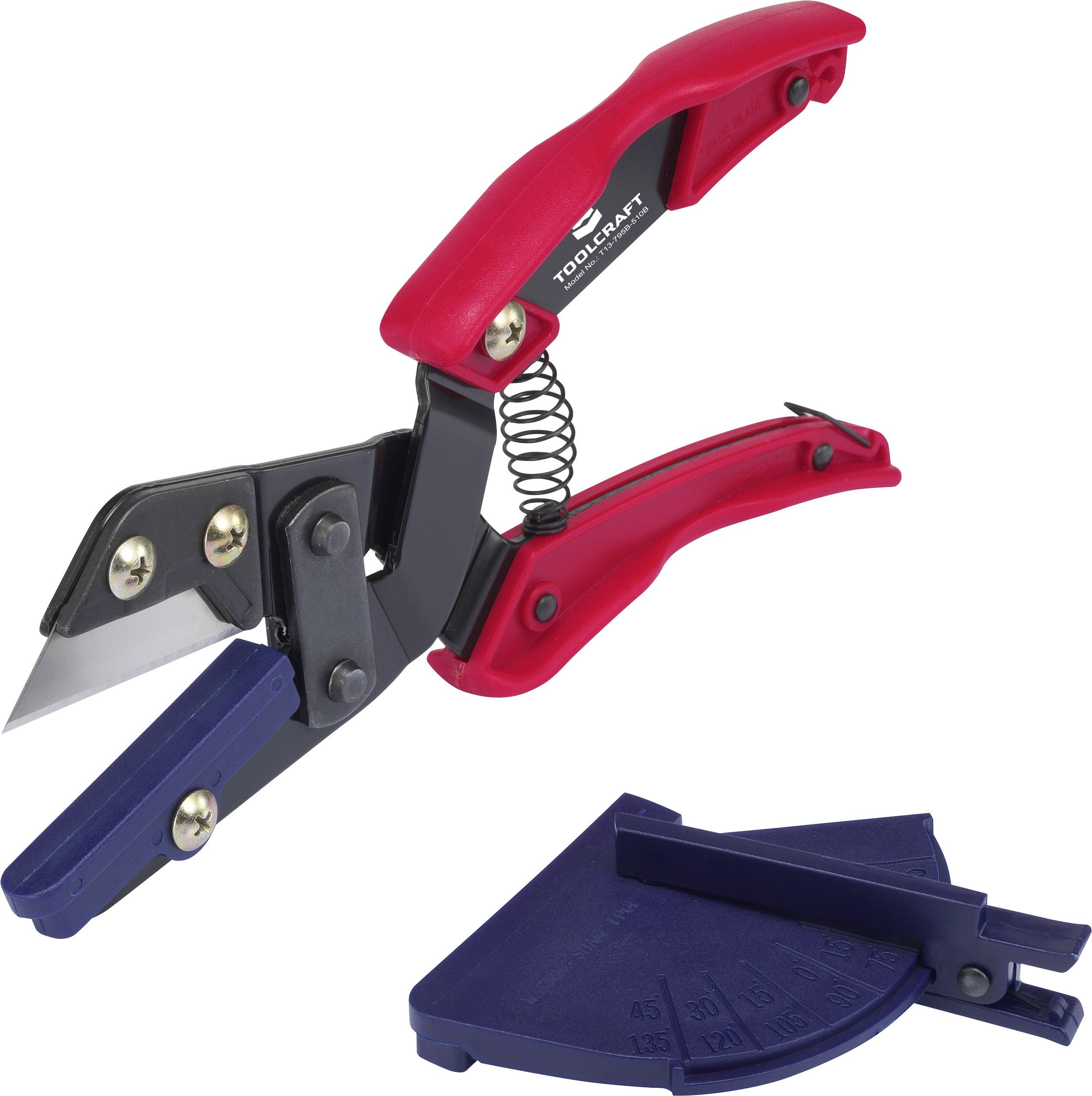 TOOLCRAFT 1553062 Duct cutter Suitable for (cable stripping) Cable