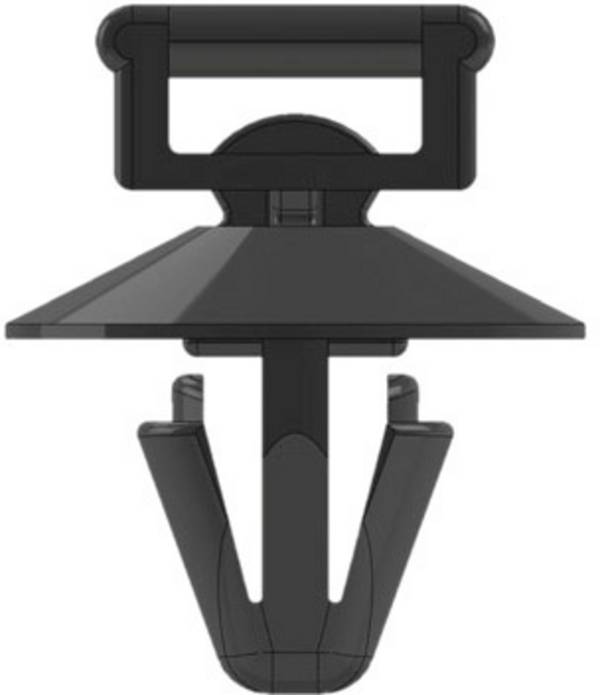 WKK 5744 Cable tie 200 mm 4.80 mm Black Spring toggle and disc, Heat-resistant, Weatherproof 1 pc(s)