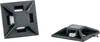 WKK 11950071 Cable mount Screw fixing, Self-adhesive 11950071 4x thread, UV-proof Black 1 pc(s)