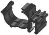WKK EdgeClip Detachable ART005913 Bundle diameter (fixed)=10 mm heat-stabilised, Bundle runs lateral to mount Black 1 pc(s)