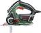 Electric circular handsaw by Bosch, model 'AdvancedCut 50', with green and black details, suitable for precise cuts.