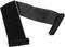 Black flat ribbon cable with two connectors at the ends, suitable for data transmission between devices.