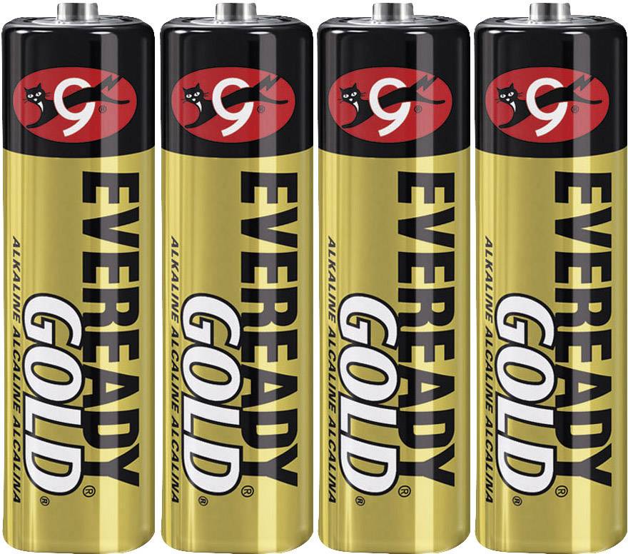 Image of Eveready Gold AA battery Alkali-manganese 1.5 V 4 pc(s)