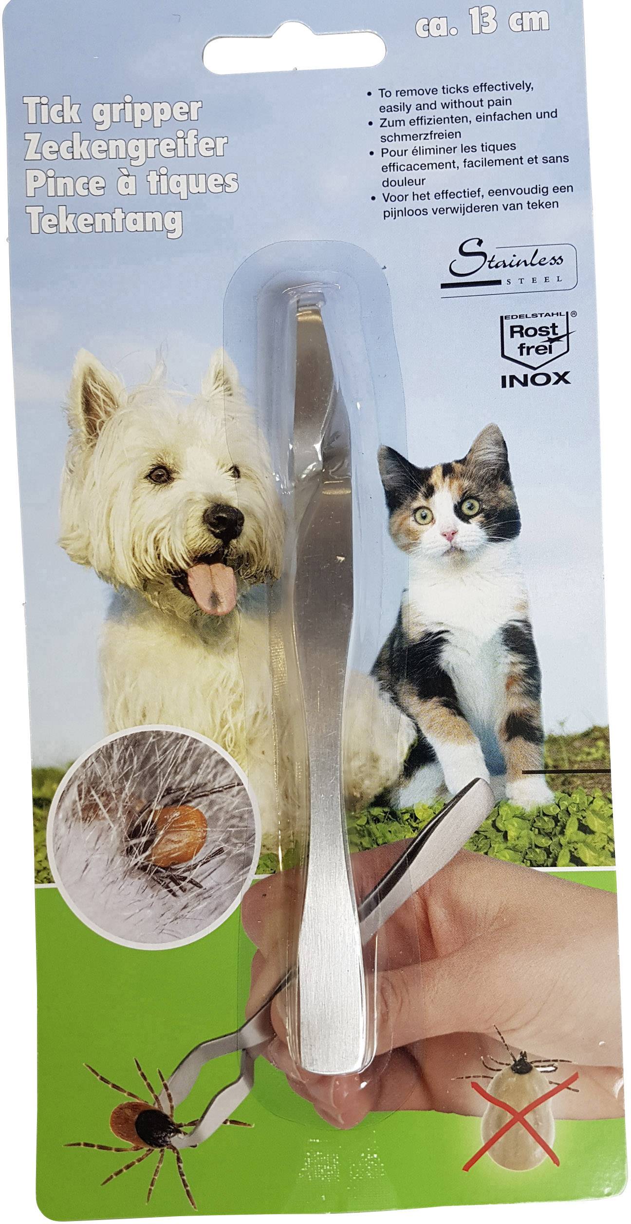 Zeckengreifer Tick tweezers Stainless steel