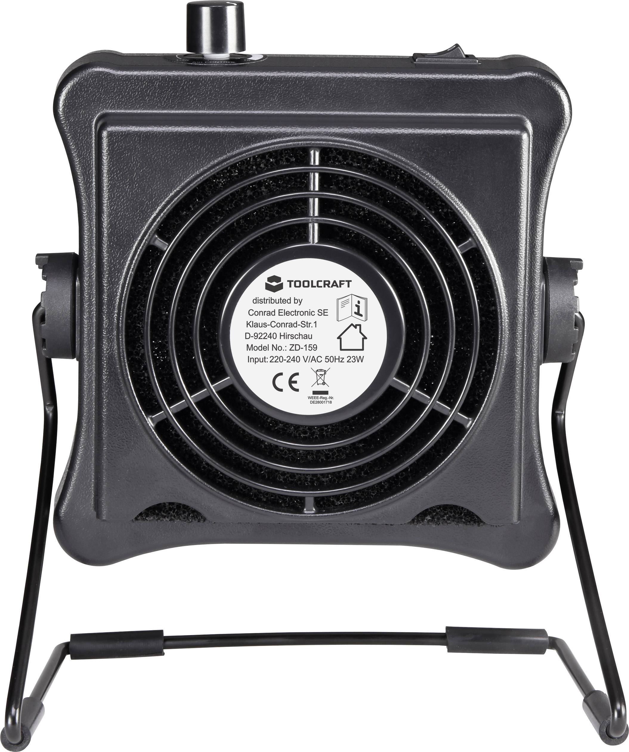 TOOLCRAFT ZD-159 Soldering fume extractor 230 V AC 23 W