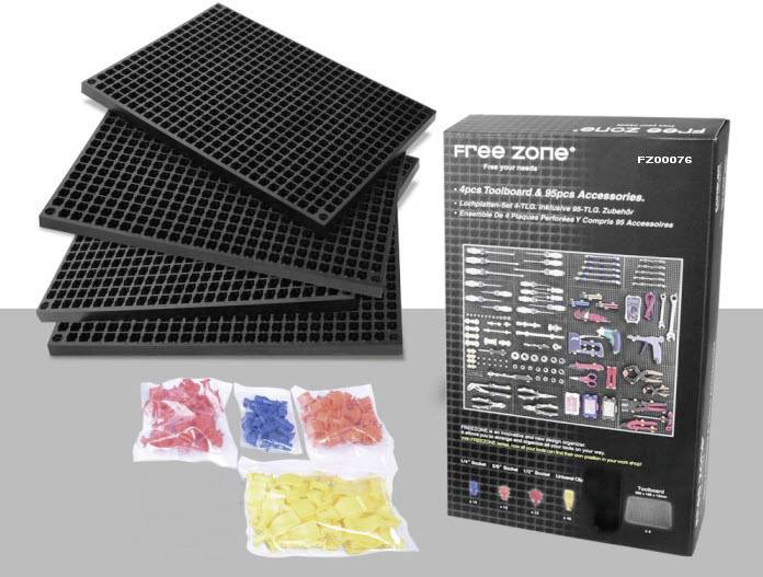 1553641 Lochplattenwand-Set 68-pcs. (L x W x H) 280 x 195 x 12 mm 1 pc(s)