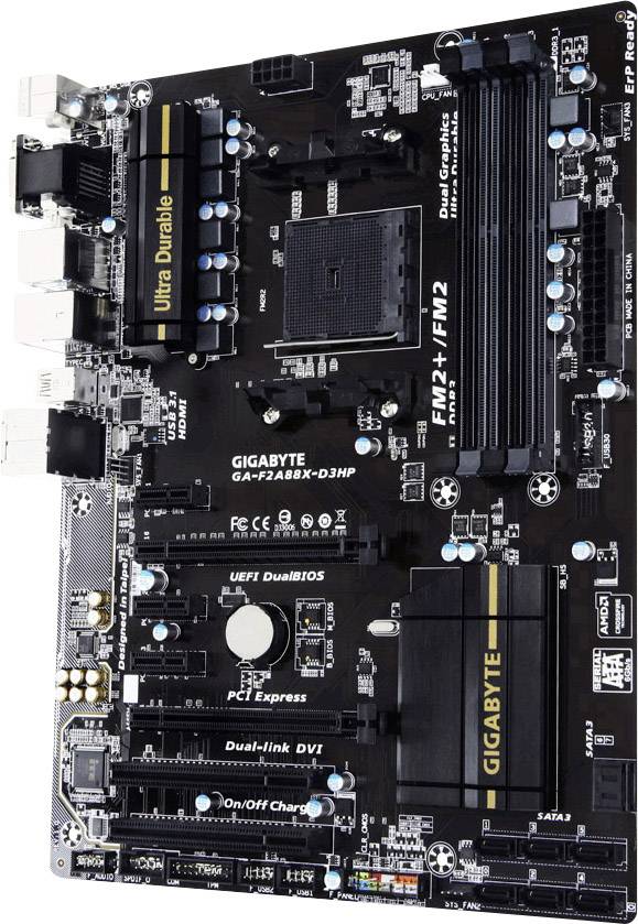 Gigabyte GAF2A88XD3HP Motherboard PC base AMD FM2+ Form factor