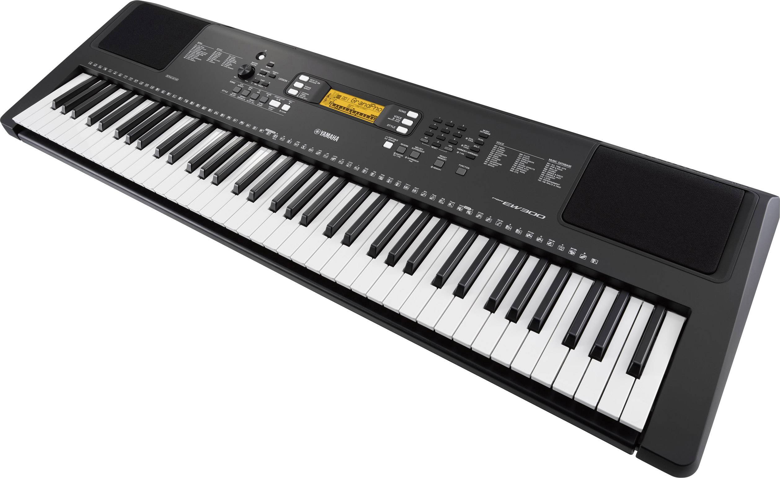 Yamaha PSREW300 Keyboard Black incl. PSU