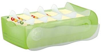 HAN CROCO 998-603 Card index box Green, Translucent No. of cards (max.): 500 cards A8 landscape incl. 100 ruled cards