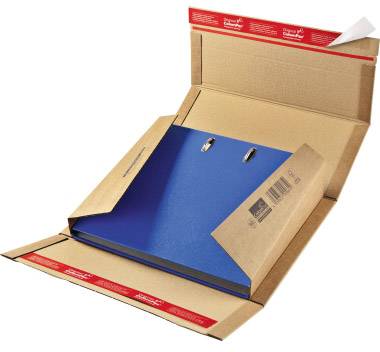 Colompac Folder shipping box 1554021 Corrugated cardboard A4 Brown