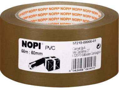 Nopi Packband 57215-00000 Packaging tape Nopi® Brown (L x W x H) 66 m x 50 mm x 66 m 1 pc(s)