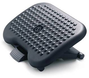 Hansa - World of Office h5051005 footness comfort Footrest (W x D) 460 mm x 360 mm Ergonomic, Height-adjustable, Selectable inclination, High-grip surface
