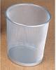 Helit the circle network H2518500 Waste paper basket 15 l (Ø x H) 26.5 cm x 28 cm Metal Silver 1 pc(s)