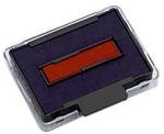 Trodat Stamp replacement pad 6/50/2 20446 41 x 24 mm (W x H) Red, Blue 2 pc(s)