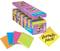 A packet of colourful sticky note pads in various colours. A sticker on the packaging reads 'Special Value Pack!'
