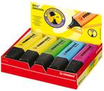 STABILO highlighter BOSS ® ORIGINAL 2-5 mm 4 x yellow, 2 x green, pink, blue 10 pcs./Pack.