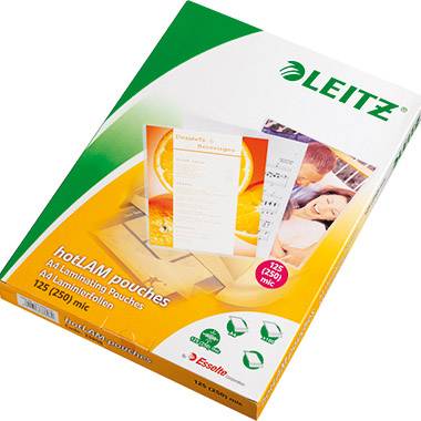 Leitz Laminate sheet A4 125 micron glossy 100 pc(s)