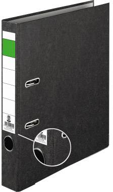 HEAD Folder A4 Spine width: 50 mm Black Paste paper 2 brackets 120009390