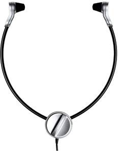 Grundig Business Systems Digta Swingphone 568 Dictaphone headphones Black, Silver