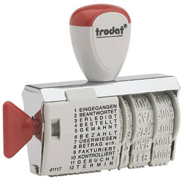 Trodat 54340 Multi-word stamp Black 56 x 4 mm (W x H)