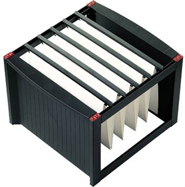 Helit Suspension file boxes Helit - Hängeregistraturregal - Schwarz / Rot H6110092 Black, Red 1 pc(s)