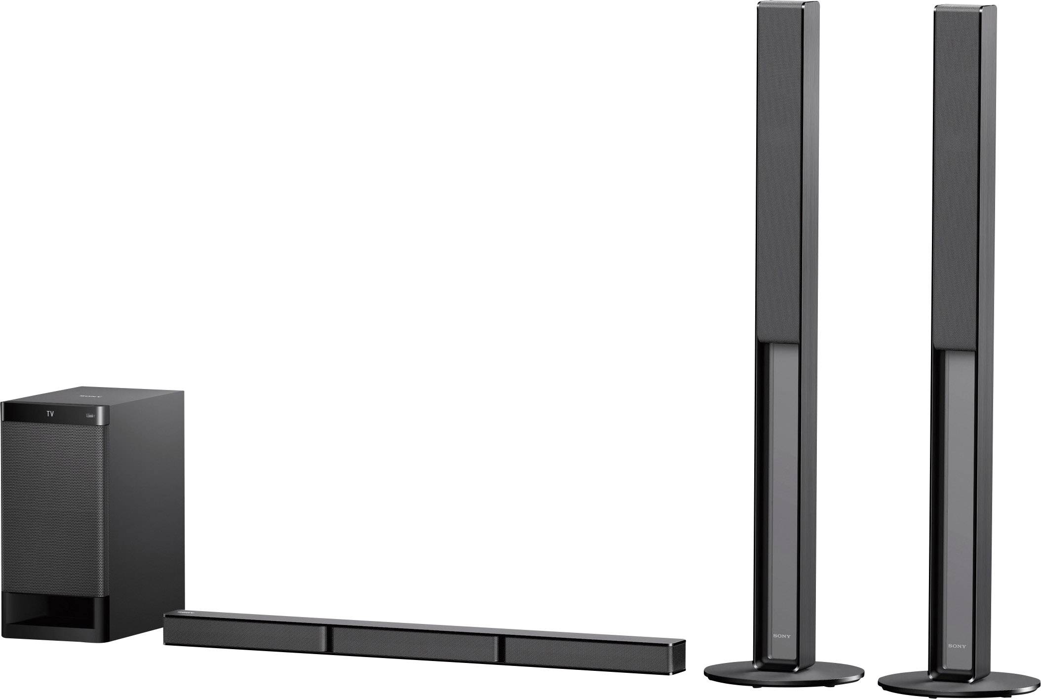Sony HT-RT4 Soundbar Black Bluetooth, incl. cordless subwoofer, NFC