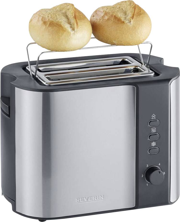 Severin At 2589 Toaster With Home Baking Attachment Stainless Steel 