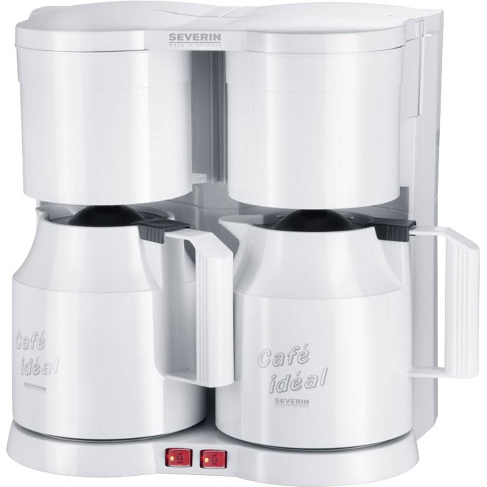Severin Ka 5827 Twin Coffee Maker White Cup Volume 16 Thermal Jug Severin Ka 5827 Twin Coffee Maker White Cup Volume 16 Thermal Jug