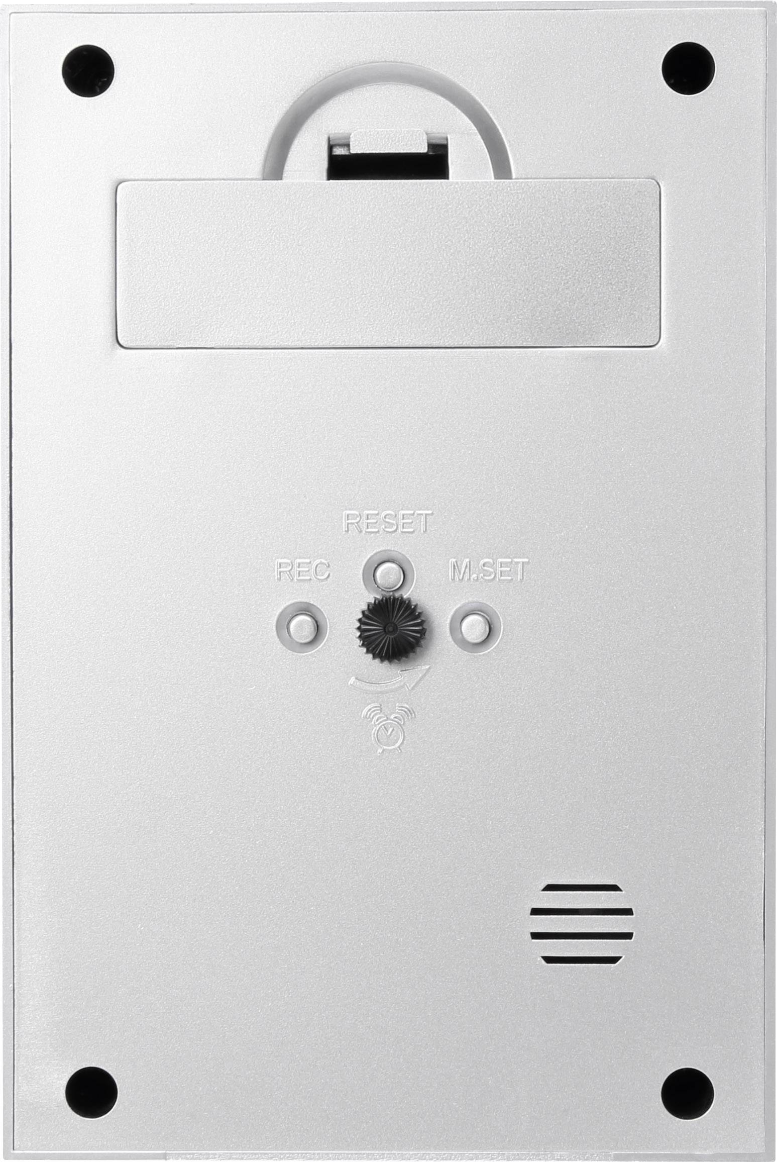 Eurochron EFW 7000 Radio Alarm clock Silver, Black