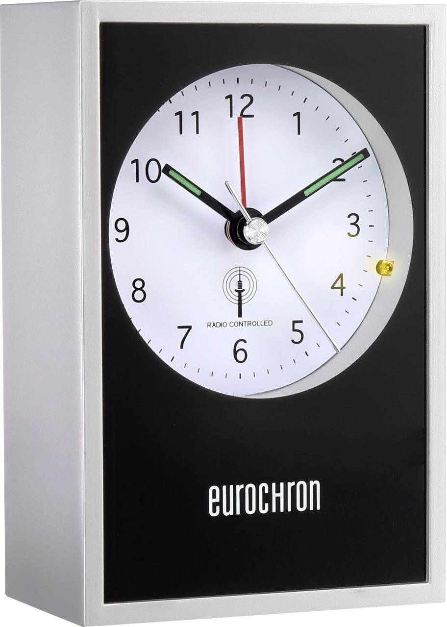 Eurochron EFW 7000 Radio Alarm clock Silver, Black