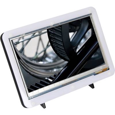 Joy-it RB-LCD-7-2Case Display housing Compatible with (development kits): Raspberry Pi  White