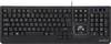 Perixx Periboard-521 USB Keyboard German, QWERTZ Black Built-in trackball , Mouse buttons