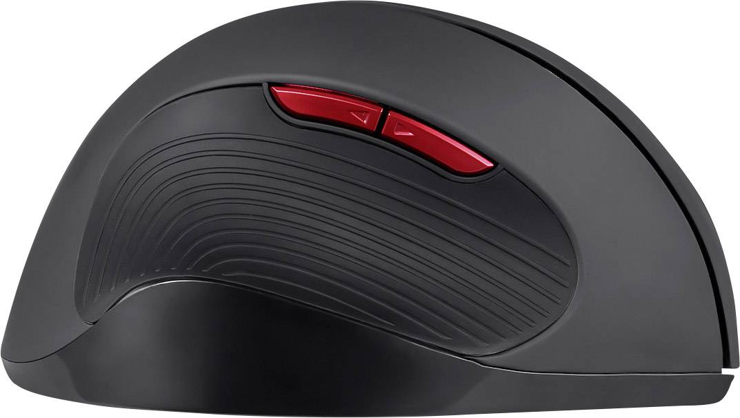 Perixx Perimice-718 Ergonomic mouse PS2 Optical Black, Red 6 Buttons 1600 dpi Ergonomic-3