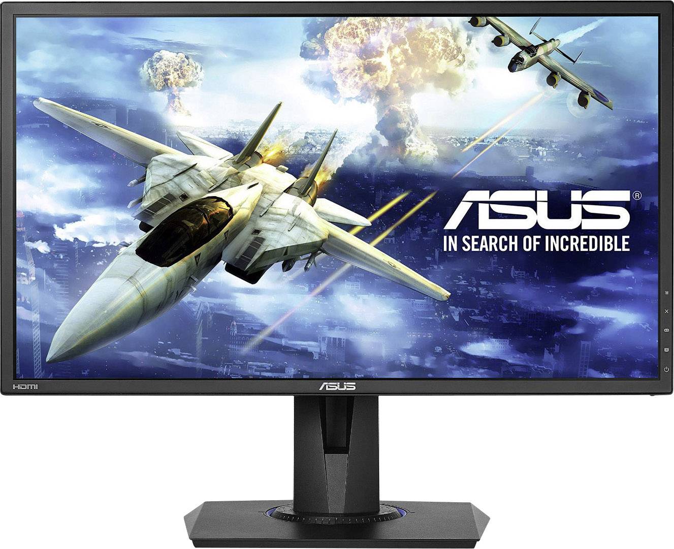 Asus VG245HE LED 61 cm (24 inch) EEC A (A+++ – D) 1920 x 1080 p Full HD 1 ms HDMI™, VGA, Audio stereo (3.5 mm jack) TN LED