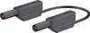 Stäubli SLK425-E/N Safety test lead Banana jack 4 mm Banana jack 4 mm 0.50 m Black 1 pc(s)
