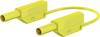 Stäubli SLK425-E/N Safety test lead Banana jack 4 mm Banana jack 4 mm 0.50 m Yellow 1 pc(s)