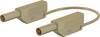 Stäubli SLK4075-E/N Safety test lead Banana jack 4 mm Banana jack 4 mm 0.50 m Brown 1 pc(s)