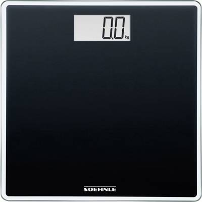 Soehnle Compact 100 Digital bathroom scales Weight range=180 kg Black-0