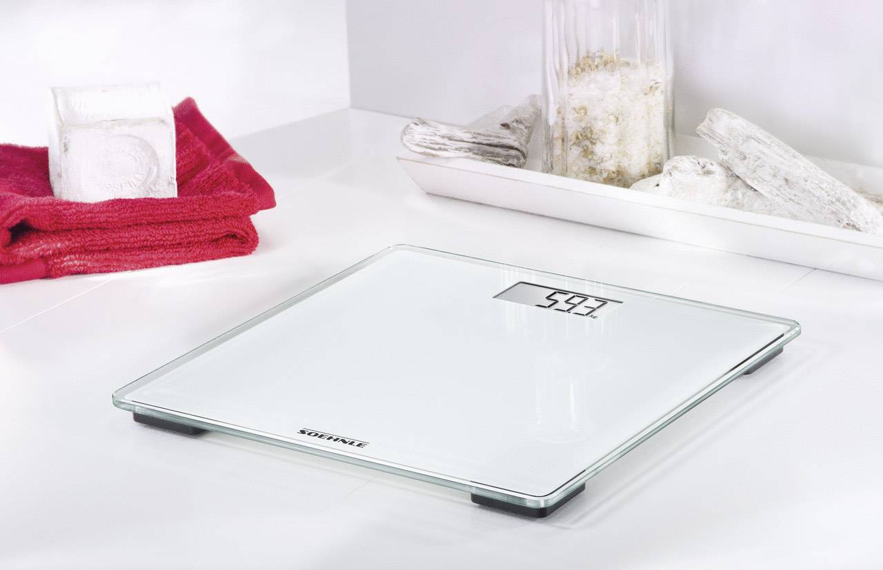 Soehnle Compact 200 Digital bathroom scales Weight range=180 kg White-5