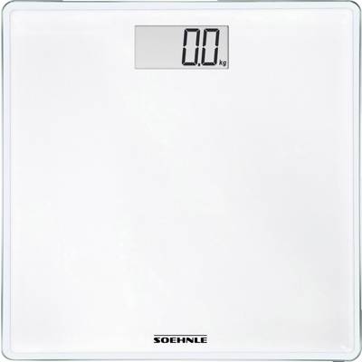 Soehnle Compact 200 Digital bathroom scales Weight range=150 kg White 