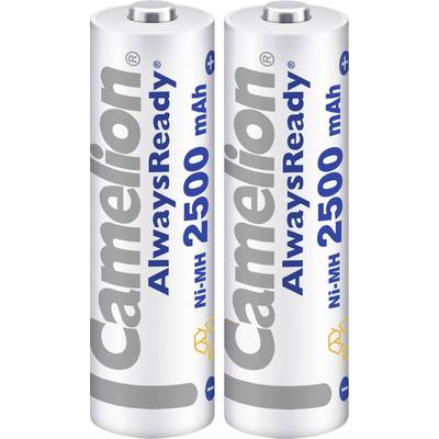 Image of Camelion AlwaysReady AA battery (rechargeable) NiMH 2500 mAh 1.2 V 2 pc(s)