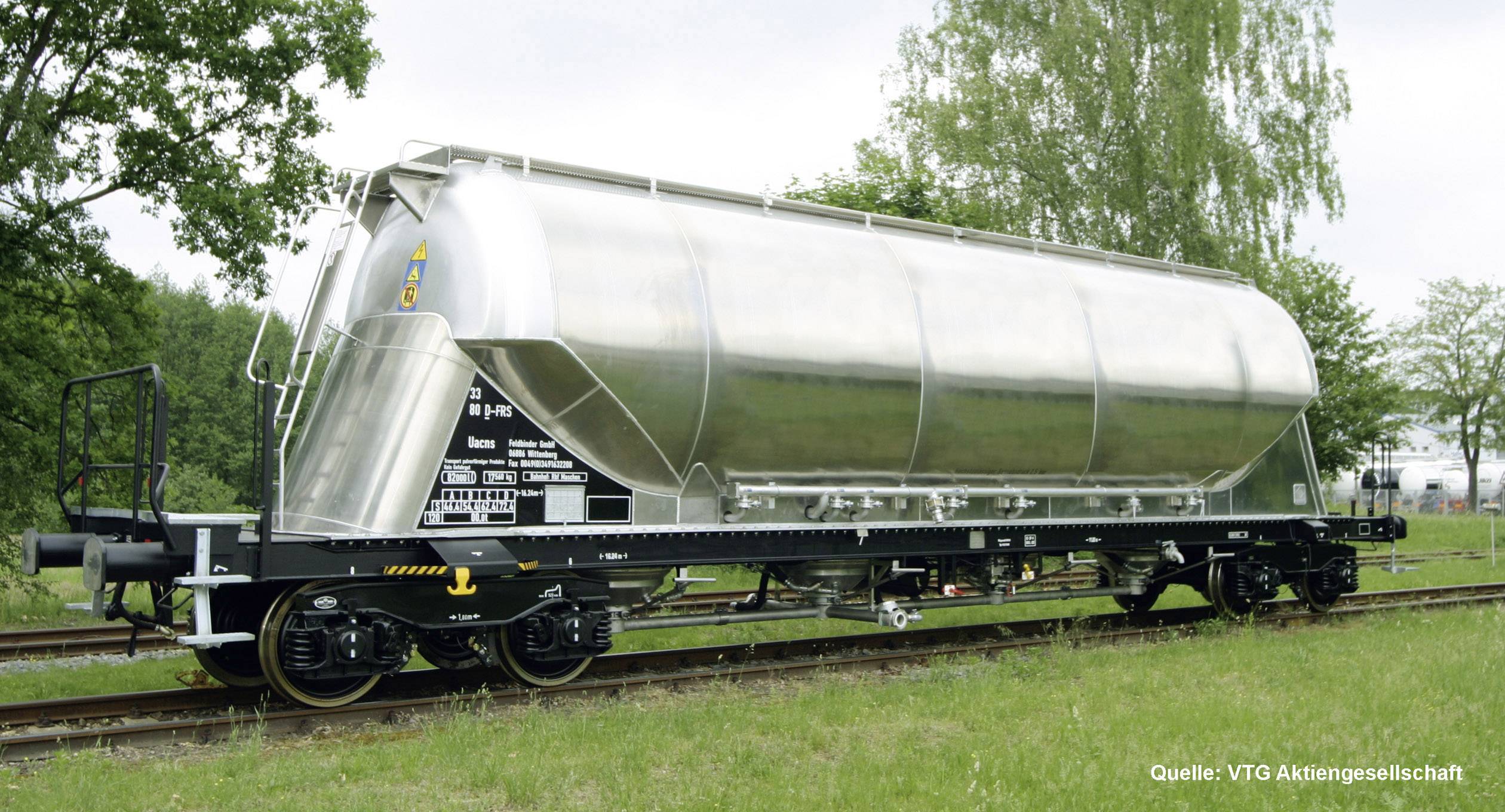 Image of Piko H0 58430 H0 Silo wagon Uacns VTG