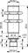 Technical drawing of a cylindrical component with dimensions: Length 88.5, Diameter 18, Thread M12x1. Contains LED marking (4g).