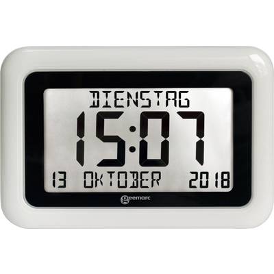 Geemarc 1558322 Quartz Radio clock White  