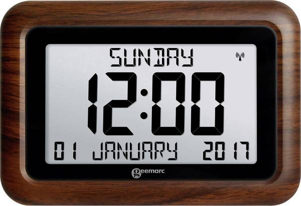 Geemarc 1558323 Quartz Radio clock Wood
