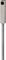 A silver-coloured cylindrical sensor on a long pole, likely part of a surveillance or security system.