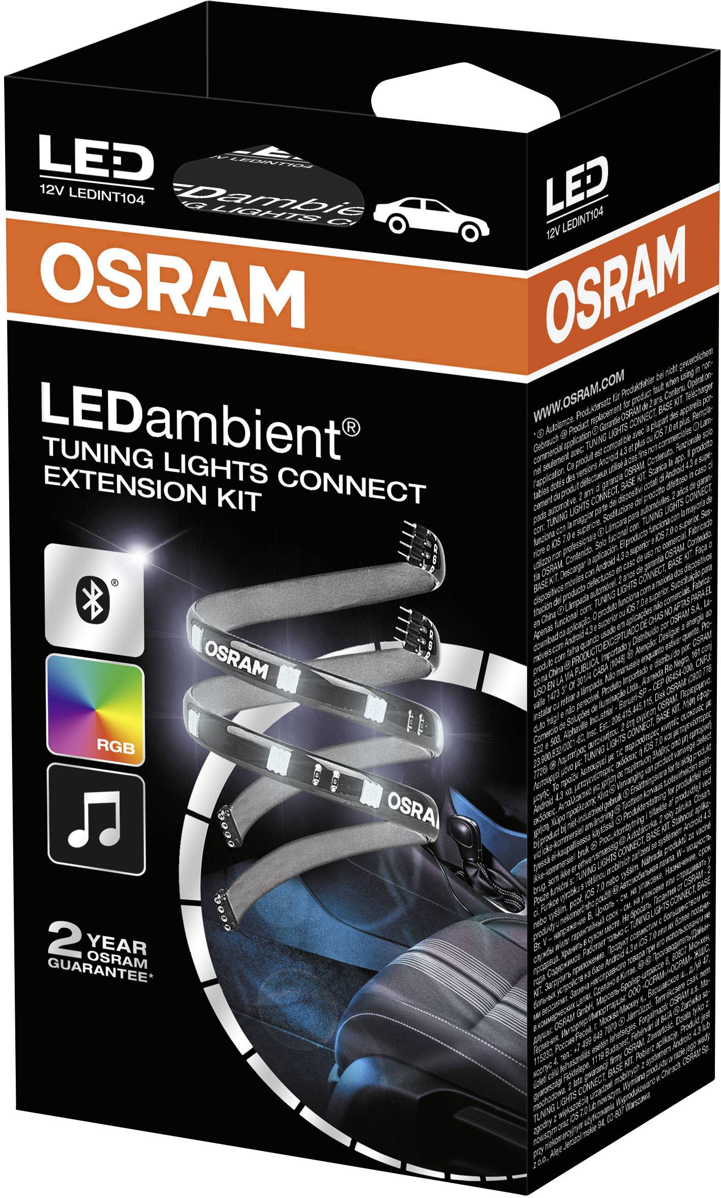 Hoorzitting zingen Atlantische Oceaan OSRAM LEDambient TUNING LIGHTS CONNECT Extension Kit LED strip | Conrad.com