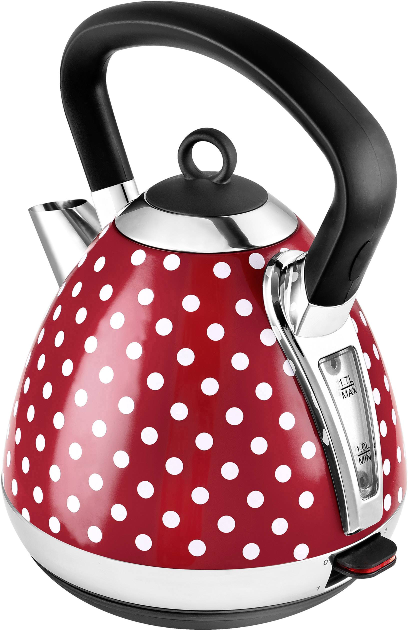 TKG Team Kalorik TKG JK 1045 RWD Kettle Red, White Capacity: 1.7 l-6