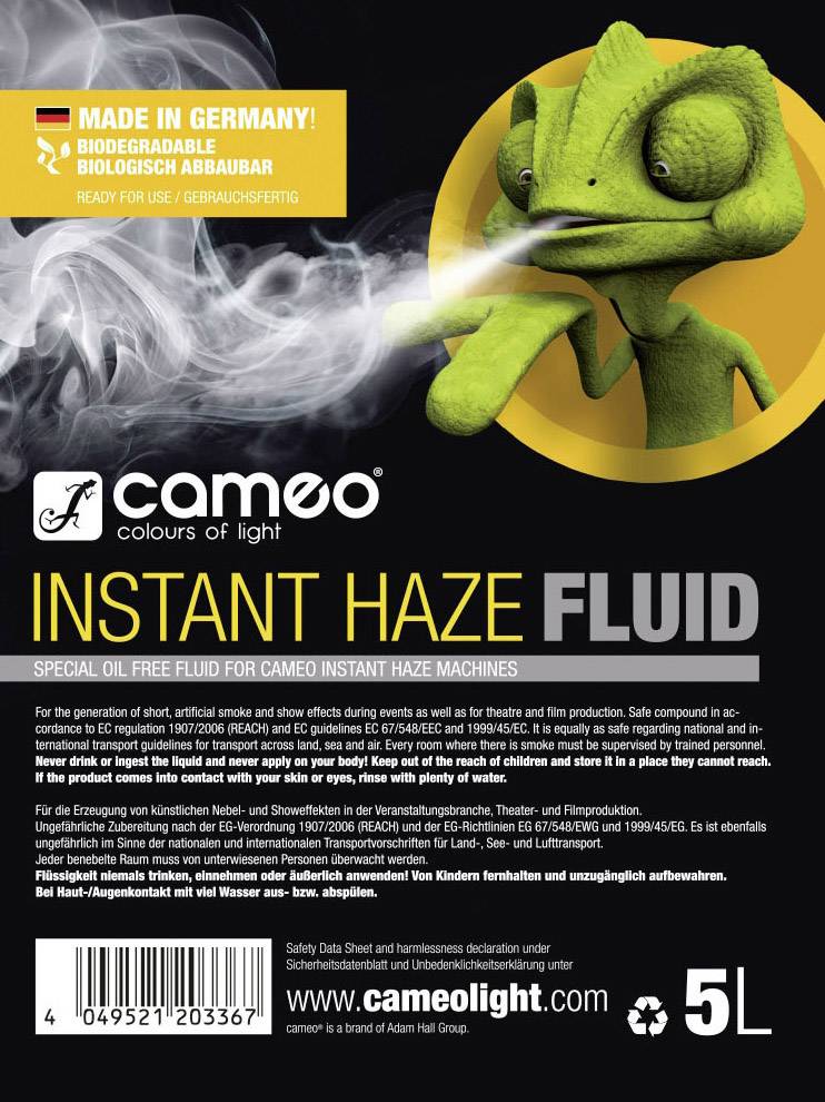 Cameo Instant Haze Fluid Fog juice 5 l-1